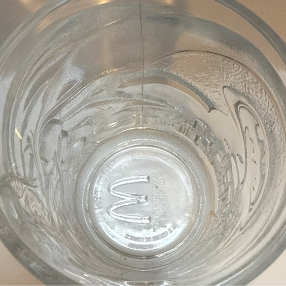 VINTAGE 1995 MCDONALD'S BATMAN FOREVER BATMAN CLEAR GLASS MUG CUP - Picture 5 of 9